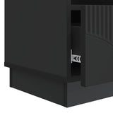 TV Cabinet with Drawer Black 102 x 34.5 x 47 cm Engineered Wood 895366
