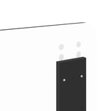 Bed Frame with Headboard Black 180 x 200 cm Solid Pine Wood 3412453