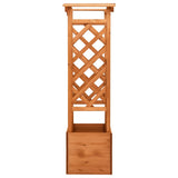 Trellis Planter with Arch 49x39x130 cm Firwood 47251