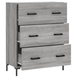 Sideboard Grey Sonoma 69.5x34x90 cm Engineered Wood 827858