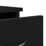 Wall Cabinet Black Oak 88x26x18,5 cm Engineered Wood 861994