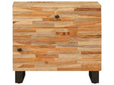 Bed cabinet with Drawer Brown 50 x 33 x 60 cm Solid Mango Wood 4018304