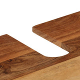 3 Piece Bathroom Furniture Set Iron and Solid Wood Acacia 3217120
