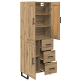 Highboard 2 pcs Artisan Oak 69.5 x 34 x 180 cm 3415836