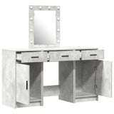 Dressing Table with Door Grey 50 x 41 x 135 cm Engineered Wood 3334257