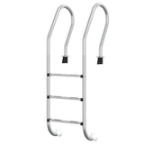 Pool Ladder 54x38x158 cm 304 Stainless Steel 93455