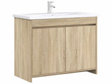 Bathroom Under Sink Cabinet Sonoma Oak 78.5 x 37.5 x 81 cm 890786