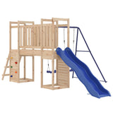 Outdoor Playset Natural wood Solid pine wood Large Playground Set 3155930
