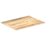 Table Top Solid Mango Wood 15-16 mm 80x60 cm 286011