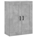 Wall Mounted Cabinet Concrete Grey 69.5x34x90 cm Engineered Wood 830384