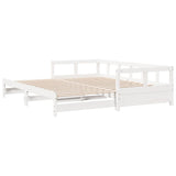 Daybed without Mattress White 90x190 cm Solid Wood Pine 854956