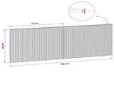 Wall-Mounted Headboard ARNHEM White Engineered Wood 896735