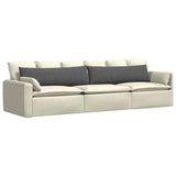 Sofa Pillows 2 pcs Dark Grey 145 x 40 cm Corduroy Fabric 42013861
