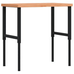 Workbench 100x60x cm Solid Wood Beech Rectangular 3309685