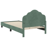 Children's Bed Frame with Headboard Sea Green 80 x 200 cm 42010948
