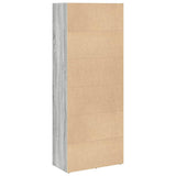 Bookcase Grey Sonoma 60x30x152 cm Engineered Wood 857913