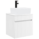 Wall-mounted Sink Vanity White 49 x 41 x 63 cm Engineered Wood 890582