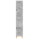Cabinet Set 2 pcs Concrete Grey Engineered Wood 3416451