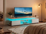 TV Stand for 60 Inch TV LED Gaming Entertainment Center Media Storage Console Table with Large Side T3272P533973