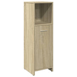 3 Piece Bathroom Furniture Set Sonoma Oak Engineered Wood 3324971