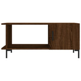 Coffee Table Brown Oak 90x50x40 cm Engineered Wood 829499