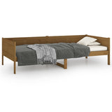 Day Bed without Mattress Honey Brown Solid Wood Pine 90x190 cm Single 820250