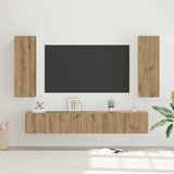 TV Cabinet Set 5 pcs Artisan Oak Engineered Wood 3393452