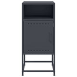 Bedside Cabinets 2 pcs Anthracite 36x39x78 cm Steel 846571