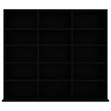 801788 CD Cabinet Black 100x23x89,5 cm Engineered Wood