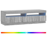LED TV Cabinet Grey Sonoma Engineered Wood 897431