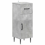 Bathroom Storage Cainet HAARLEM Concrete Grey 30 x 31 x 80 cm 896828