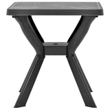 Bistro Table Anthracite 70x70x72 cm Plastic 48801