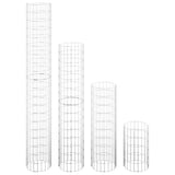 Circular Gabion Raised Beds 4 pcs 30x50/100/150/200 cm 152023