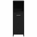 Bathroom Furniture Set 3 pcs Black Oak 60 x 33 x 60 cm 3332510
