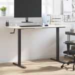 ZNTS Standing Desk Frame Black cm Steel 4005341