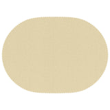 Table Cloth 5 pcs Oval Cream White 160 x 220 cm 42040524