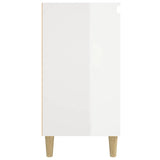 Bedside Cabinets 2 pcs High Gloss White 40x35x70 cm Engineered Wood 819633