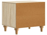 Bedside Cabinet Sonoma Oak 43 x 34.5 x 50 cm Engineered Wood 894109