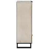 Media Storage Cabinets & Racks White and Black 60 x 33 x 100 cm 4018002