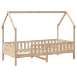 Kids Bed Frame with Drawers without Mattress 90x190 cm Single Solid Wood 3302038