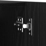 TV Cabinet Set 3 pcs Black Oak Engineered Wood 3333054