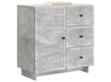 Sideboard Concrete Grey 66 x 34.5 x 90 cm Engineered Wood 893938