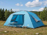 Cabin Tent with Roof Blue 300 x 210 x 156 cm Polyester 42028511