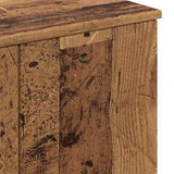 Bathroom Furniture Set 3 pcs Old Wood Engineered wood & Metal 3392951