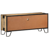 TV Cabinet 110x31x46 cm Rough Mango Wood 328284