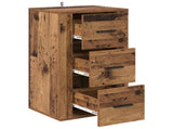 Sideboard with Drawer Old Wood 40 x 33 x 70 cm Engineered wood 881000