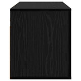 Wall Mounted TV Cabinet Black Oak 80 x 34.5 x 40 cm 881152
