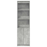 Highboard Concrete Grey 50x35x180 cm Engineered Wood 3328465