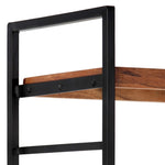 ZNTS 4-Tier Bookcase 80x30x180 cm Solid Acacia Wood 284420