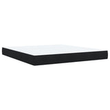 Box Spring Bed with Mattress Black 180x200 cm Velvet 3285301